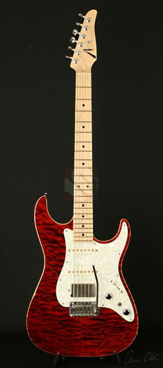 Tom Anderson Drop-Top Classic Cajun Red with Binding (2011) | Ten 